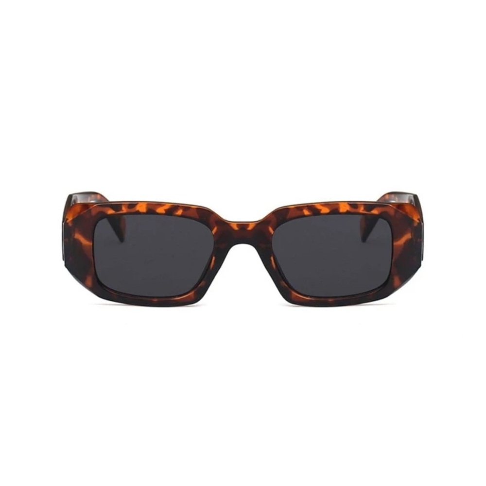 Tortoise Shell Rectangular Sunglasses